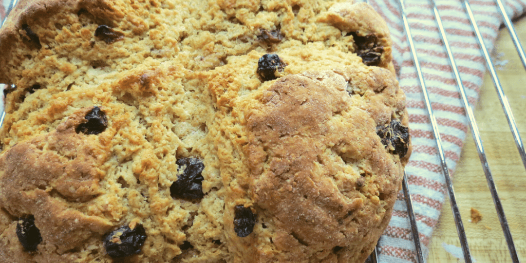 Irish Soda bread with raisins